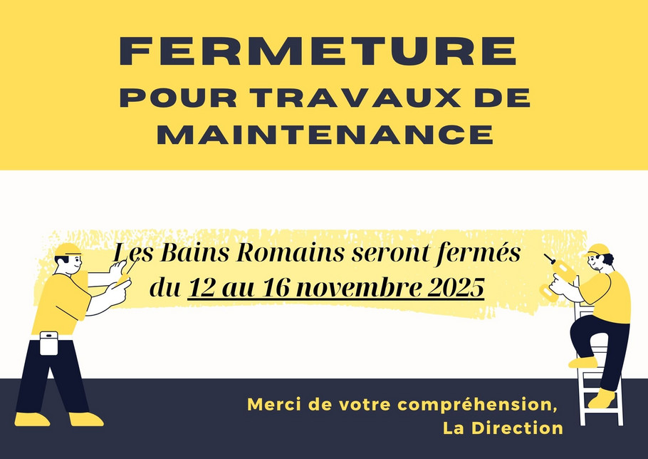 Fermeture travaux novembre bains - 1